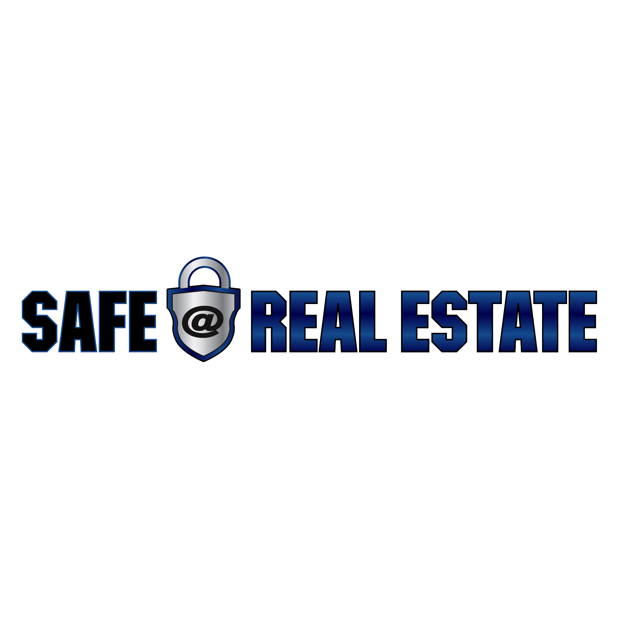 SAFE@Real Estate Logo blue lock-01